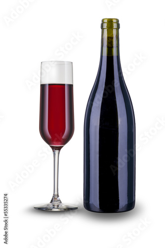 Wallpaper Mural Glass of Red Wine Torontodigital.ca