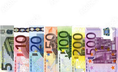 Euroscheine Reihe