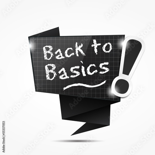 origami speech bubble : back to basics