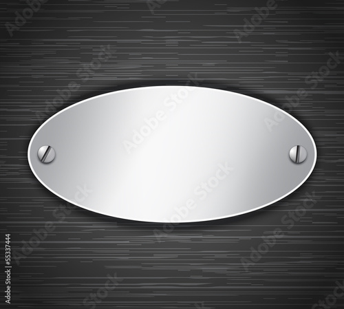 Metallic oval tablet