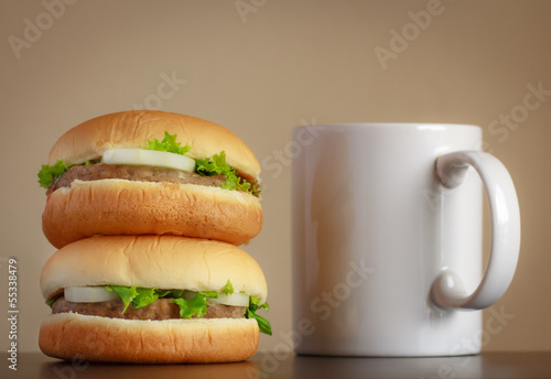 Fototapeta Naklejka Na Ścianę i Meble -  Hamburger.