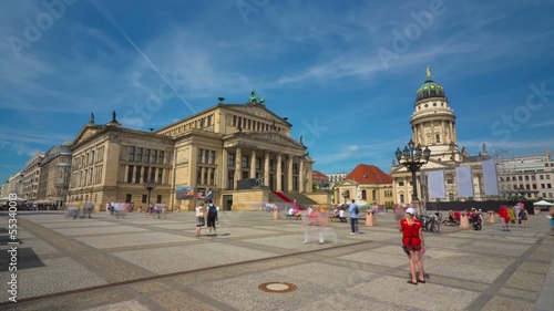 Gendarmenmarkt, Timelapse, Zeitraffer photo