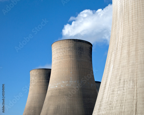 Cooling Towers of a coal fired power station