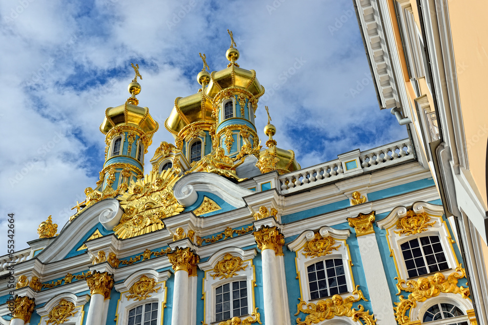 View from below to Catherine palace.