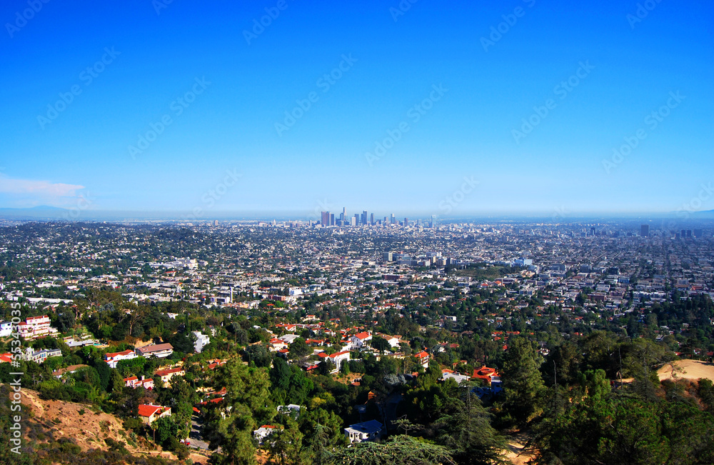 Naklejka premium Los Angeles Skyline