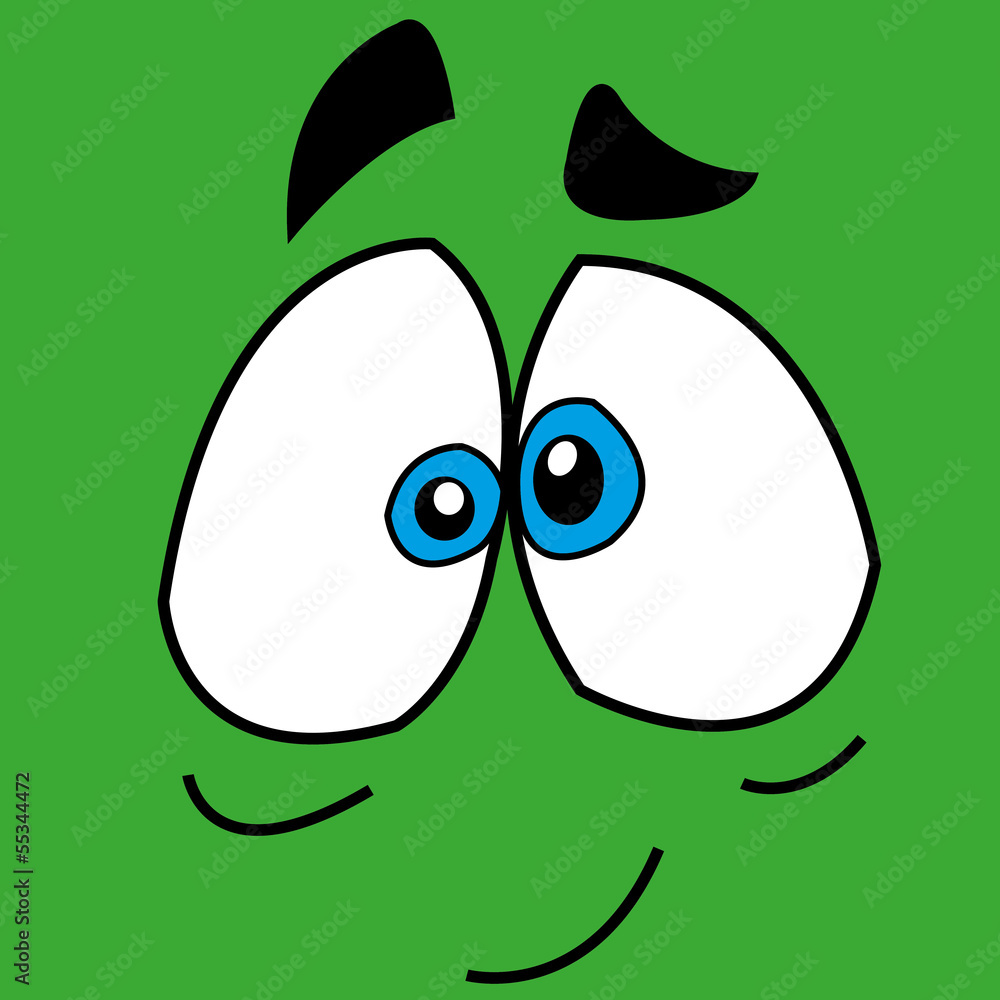 Obraz premium green face
