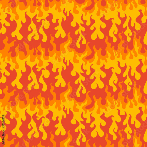 abstract fire seamless pattern