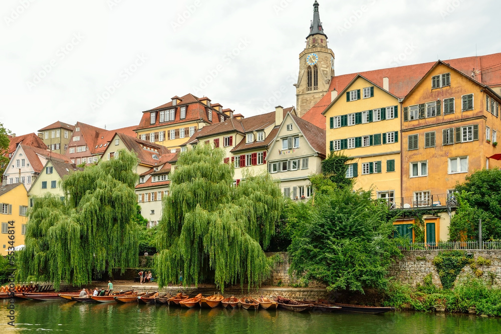 View of the old town of Tuebingen, Germany