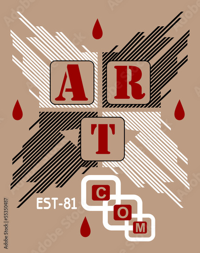 art design with models art