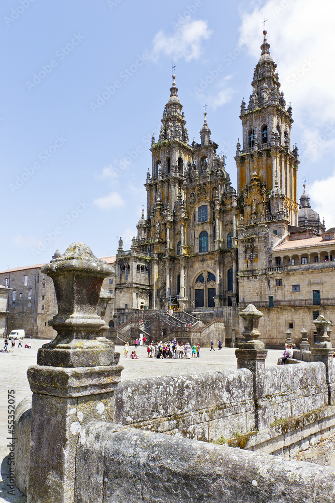 Obraz premium Santiago de Compostela cathedral