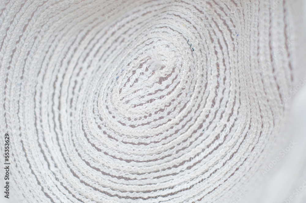 Fototapeta premium A chair white white basket weave pattern