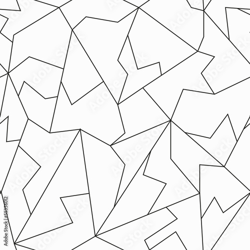 monochrome mosaic seamless pattern