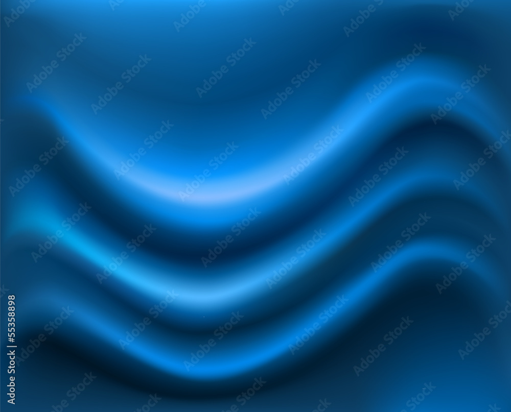 Luxury blue drapery. Background with folds of fabric Luxury blue drapery. Background with folds of fabric
