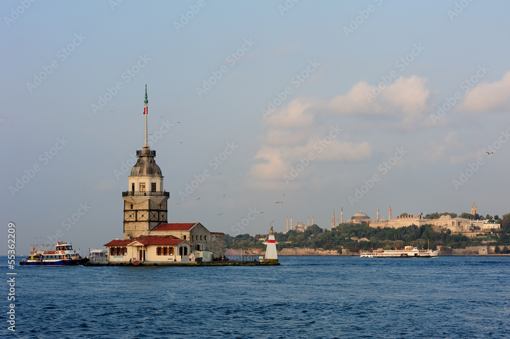 Leandre Tower-Kız Kulesi-Maiden's Tower-Istanbul-Turkey