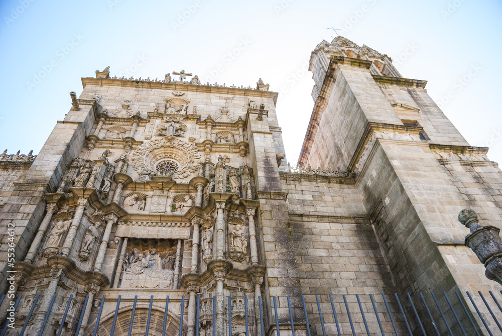 St. James Cathedral in Pontevedra, Galicia