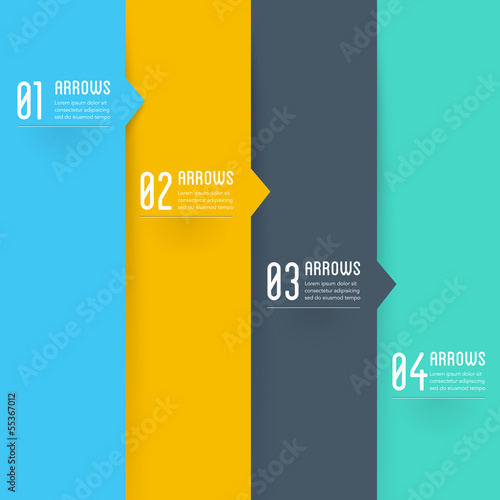 flat design - user inteface graphic elements