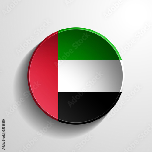 Free Download United Arab Emirates 3d realistic flag on white background - GFXLoad