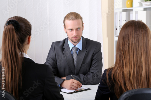 Job applicants having inter...