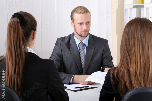 Job applicants having inter...