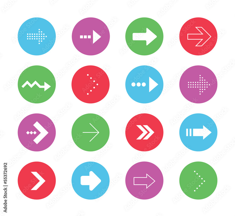 Vector Wonderful Arrows Icons Set 2 Vector Wonderful Arrows Icons Set 2