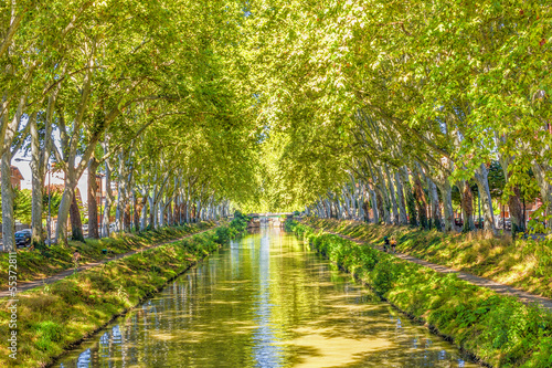 Canal du Midi, France Fototapete