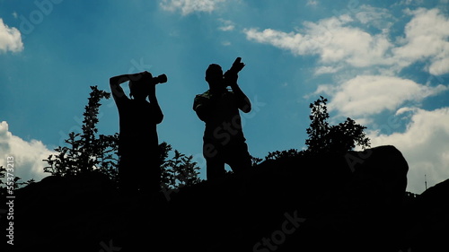 Silhouette of Photographers 1