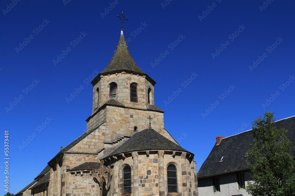 église romane de Bourg Lastic, Auvergne