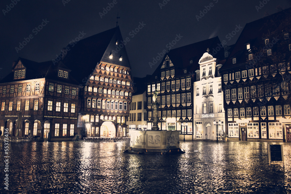 Obraz premium Marktplatz Hildesheim