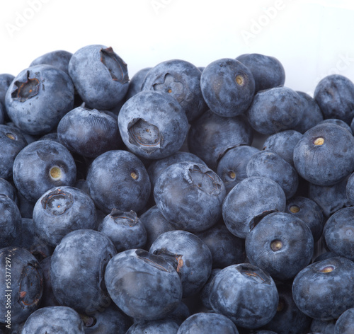 many blueberries