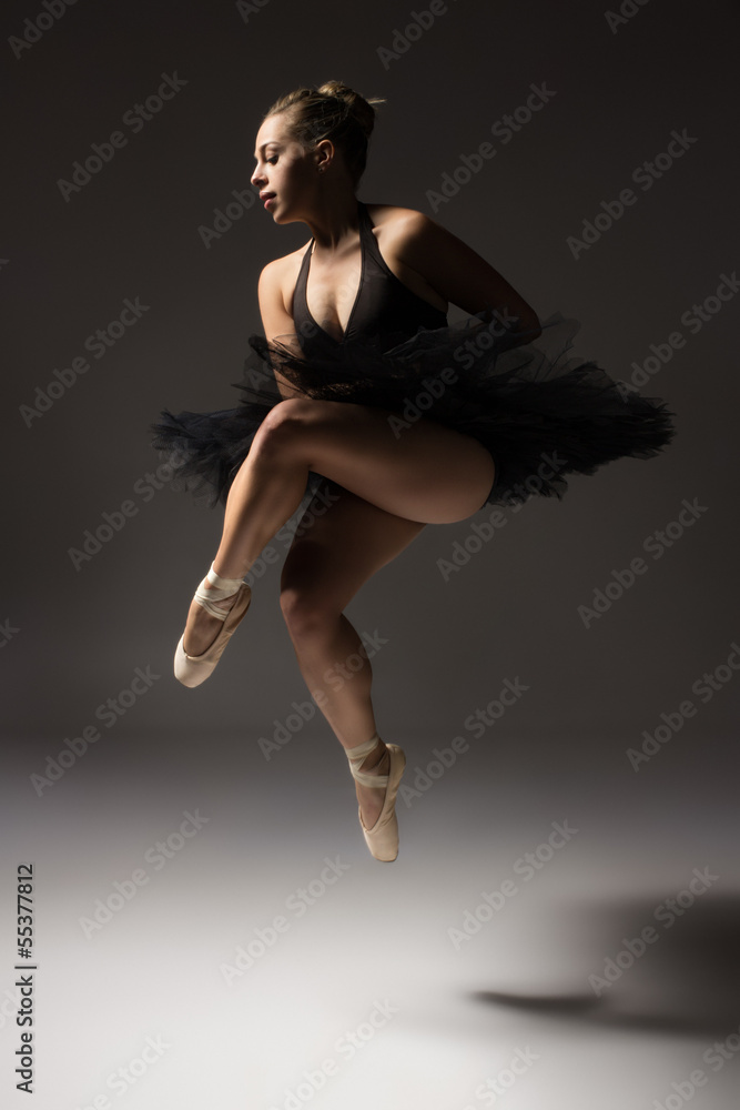 Obraz premium Female ballet dancer