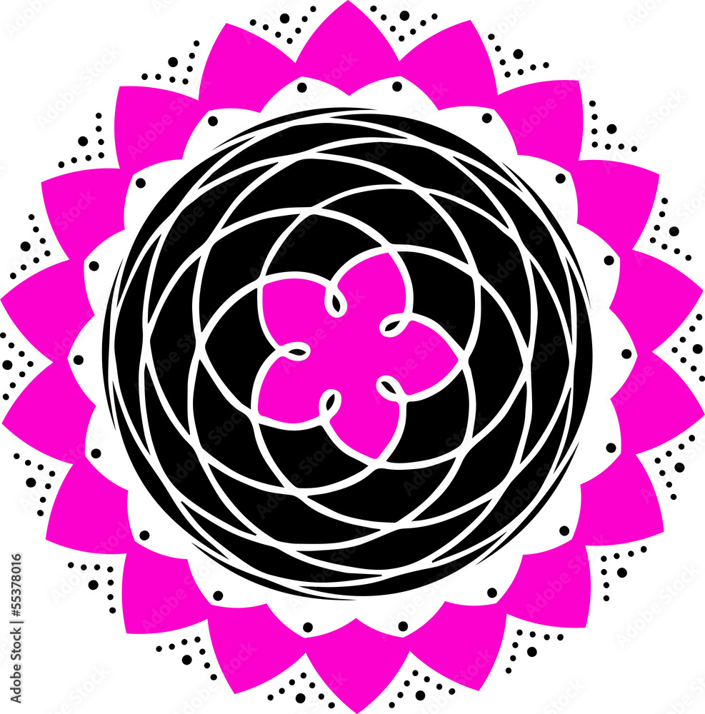 Naklejka premium Erde & Venus Umlaufbahnen um die Sonne, Venus Pentagramm