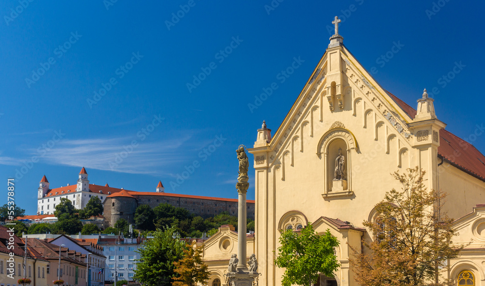 Naklejka premium Capuchin Church in Bratislava - Slovakia