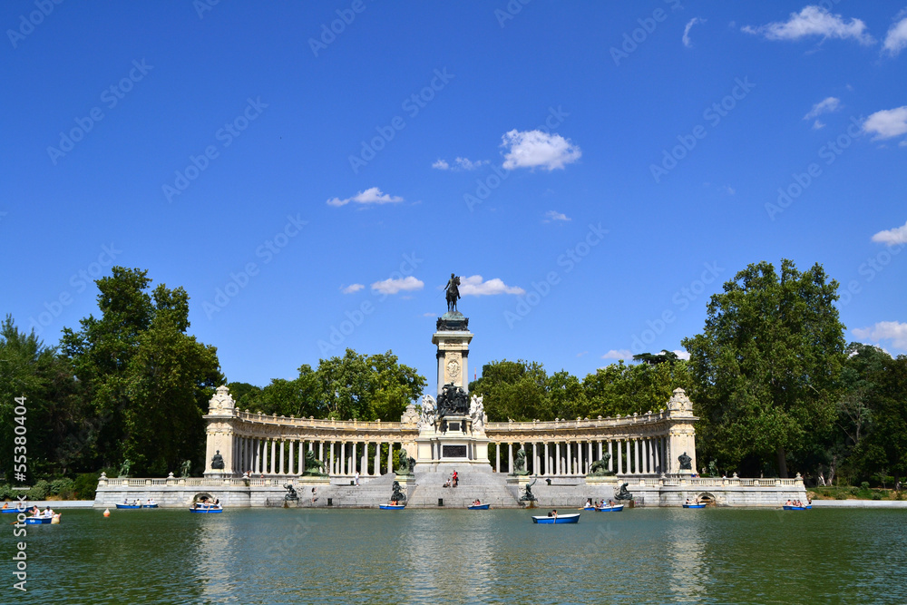 Parque de El Retiro en Madrid