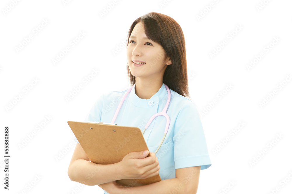 笑顔の看護士