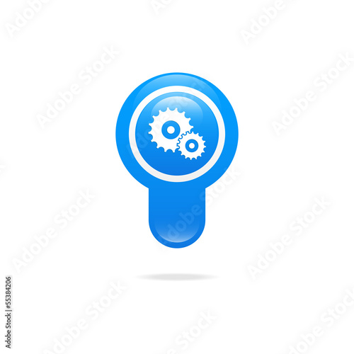 Setting pointer button 3d