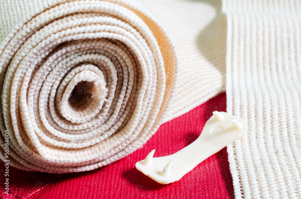 medical elastic tensor bandage with reflection with Cherry colo medical elastic tensor bandage with reflection with Cherry colo
