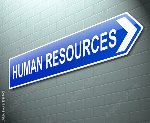 Human Resources concept.