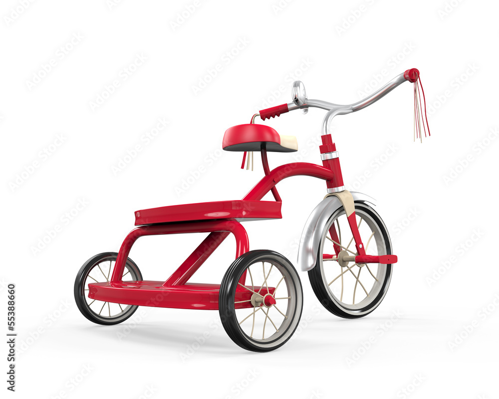 Kids Tricycle Isolated Kids Tricycle Isolated