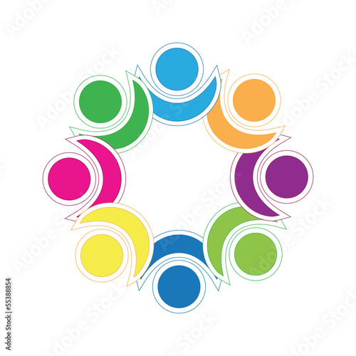 Ronde-contour blanc