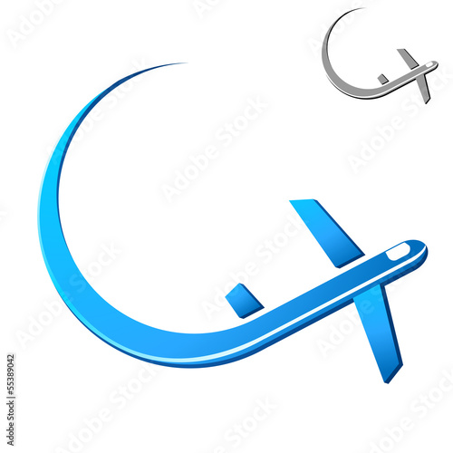 Flugzeug - aircraft sign
