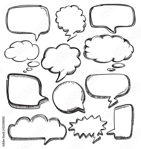 speech bubbles photo