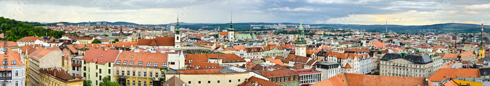 Panorama of Brno, Czech Republic