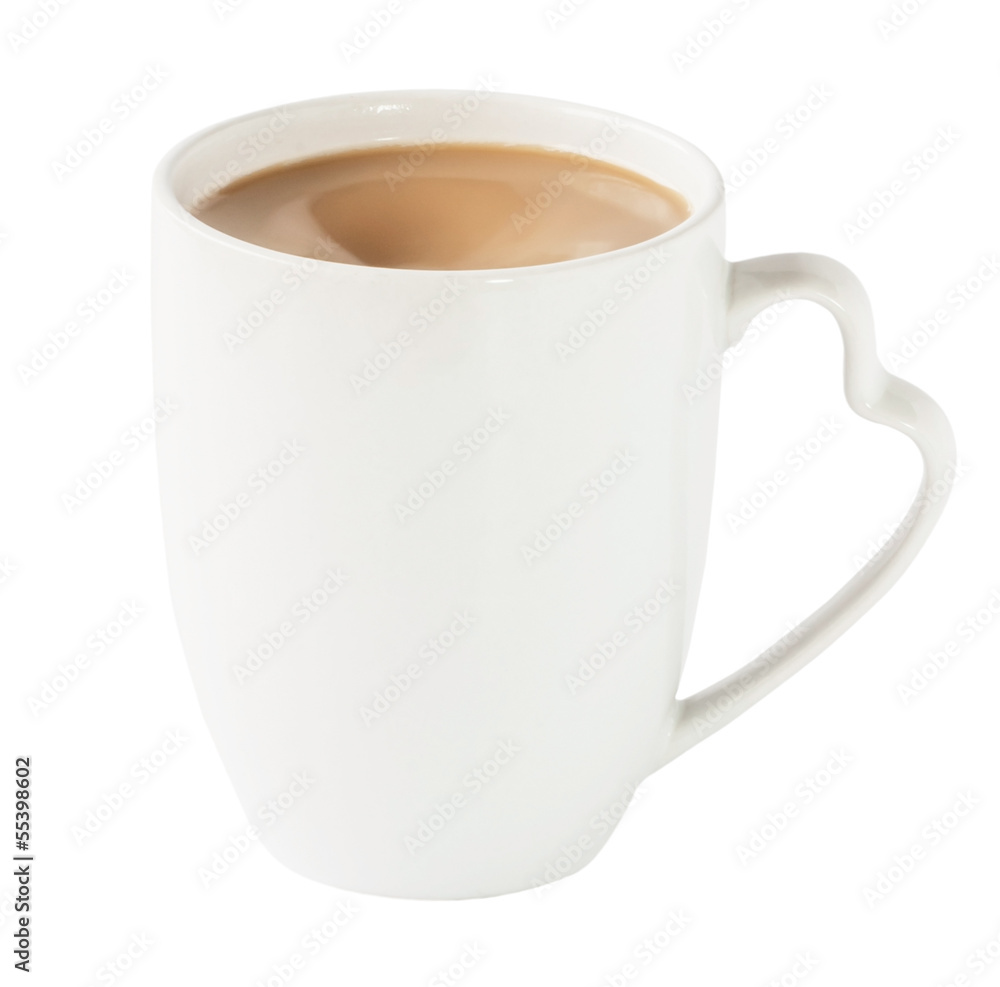 Coffee white cup isolated Coffee white cup isolated