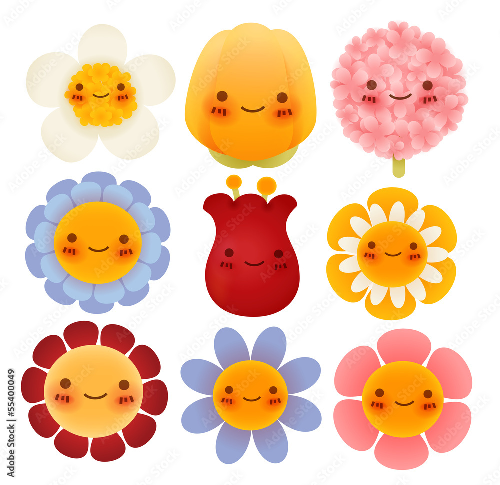 Collection of Cute Flowers Collection of Cute Flowers