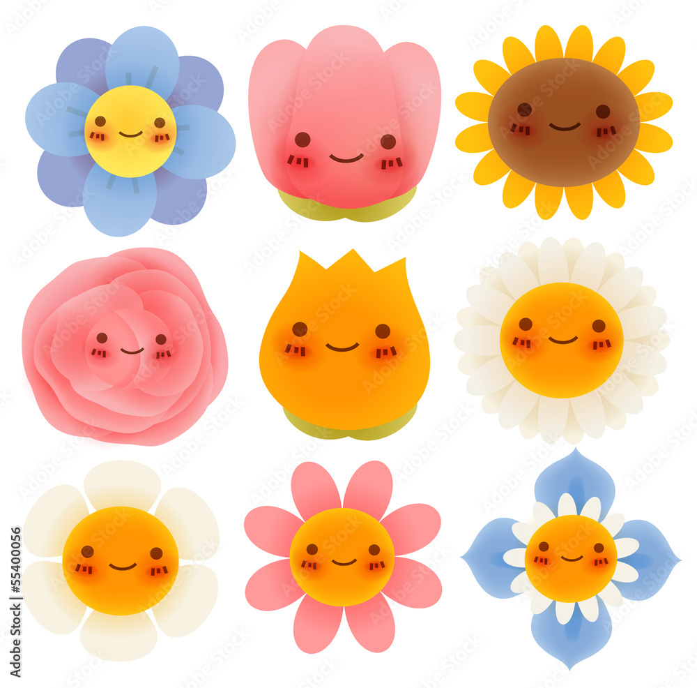 Collection of Cute Flowers Collection of Cute Flowers