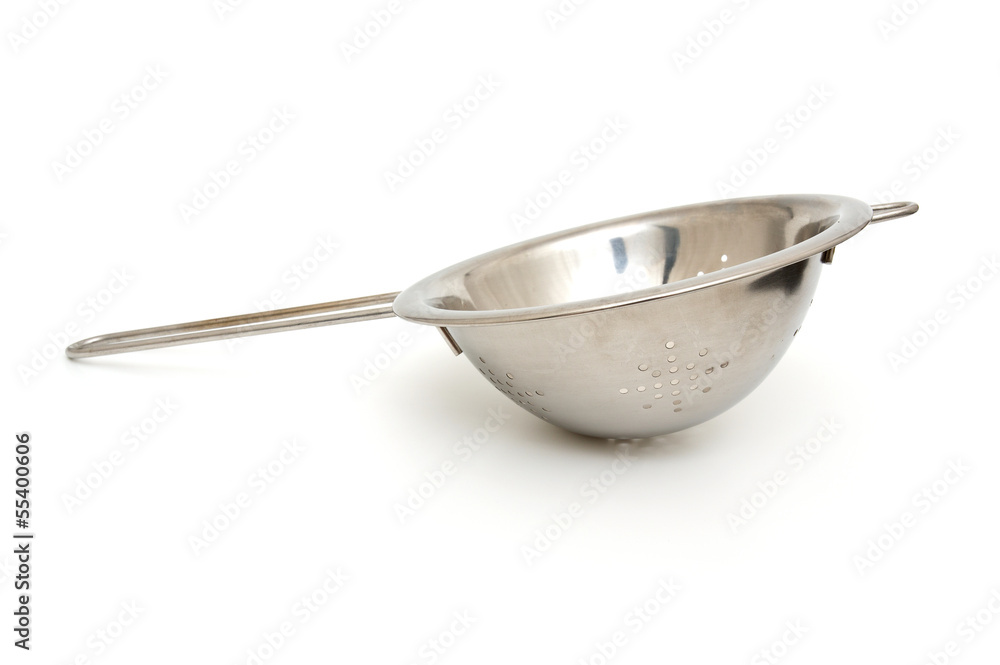 colander isolated on white