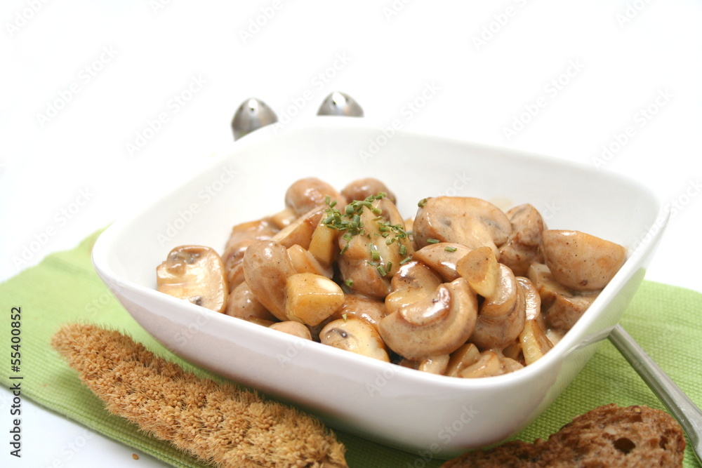Champignions in Knoblauch Champignions in Knoblauch