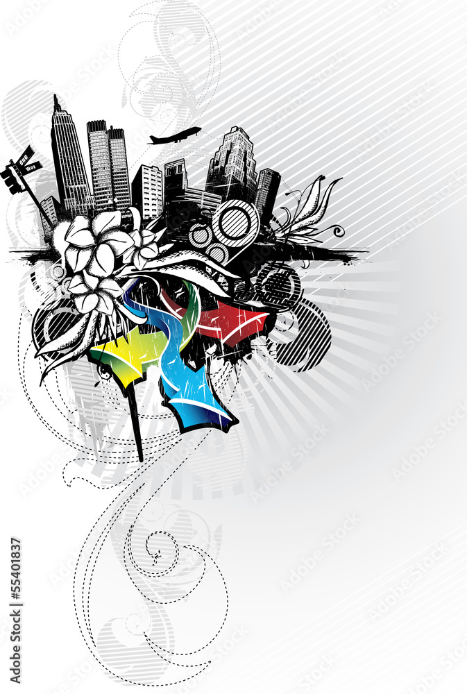 Obraz premium Abstract City