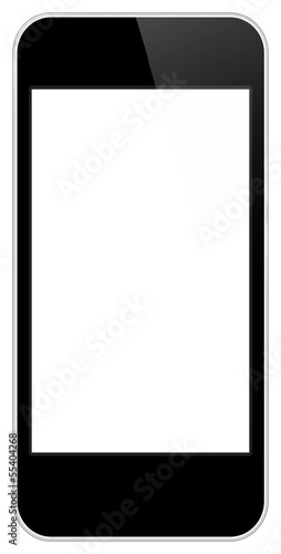 Business Mobile Phone Isolated On White