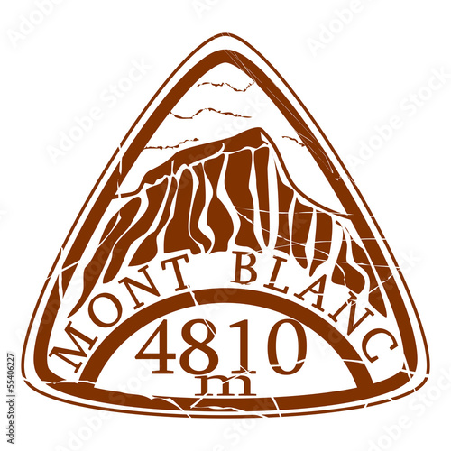 Mont Blanc stamp